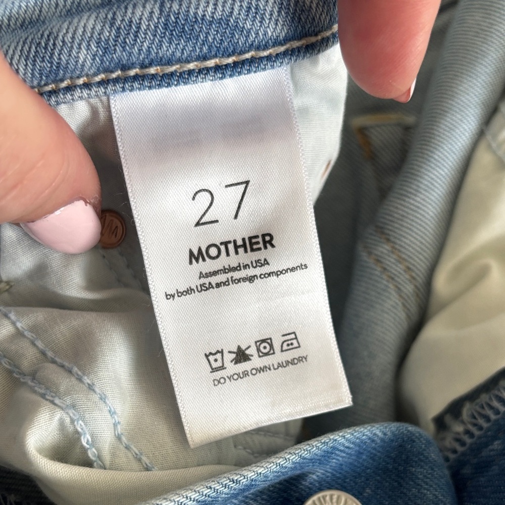 MOTHER Light Wash Flare Jeans - Picture 5 of 12